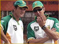Simons (right) has played down suggestions he could quit